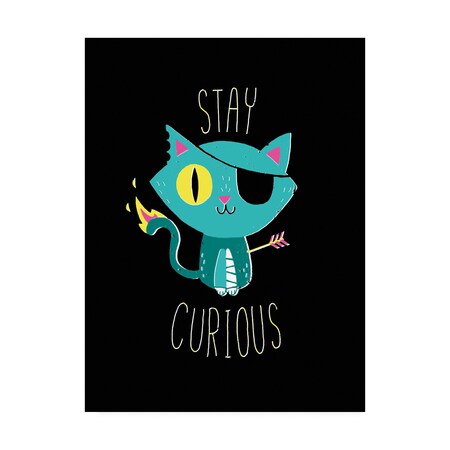 Michael Buxton 'Stay Curious' Canvas Art,24x32